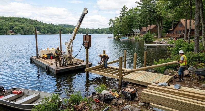 Dock Enlargement in Alpharetta, GA