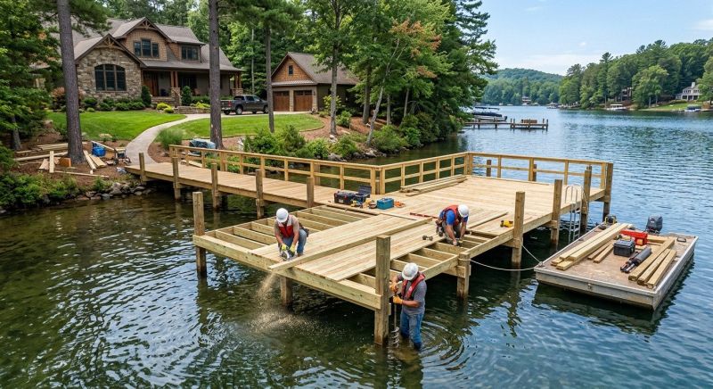 Dock Enlargement in Alpharetta, GA