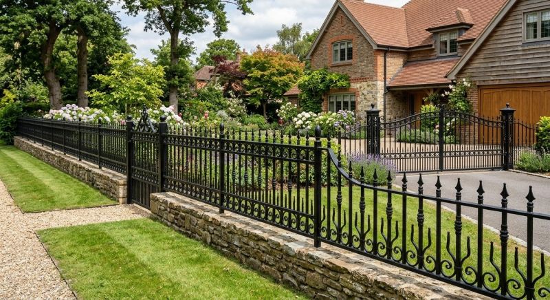 Iron Fence Construction in Alpharetta, GA